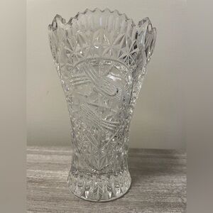Vintage Hofbauer Byrdes Crystal Bird Vase